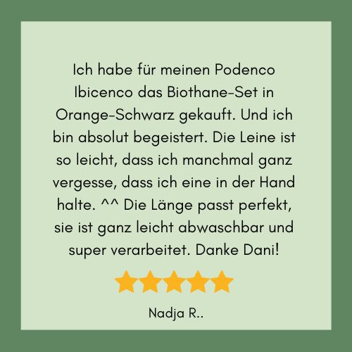 Bewertung Biothane Hundeleine